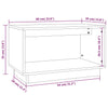 TV-Bank Ignant 60x35x35cm (Kiefer)