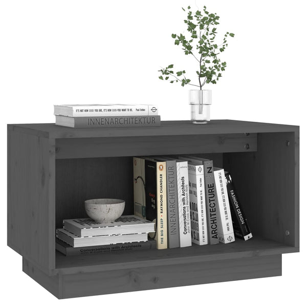 Graues TV-Möbel Ignant 60x35x35cm (Kiefer)