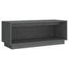 Graues TV-Möbel Bradin 90x35x35cm (Kiefer)