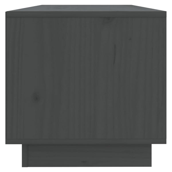 Graues TV-Möbel Bradin 90x35x35cm (Kiefer)