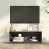 Graues TV-Möbel Bradin 90x35x35cm (Kiefer)