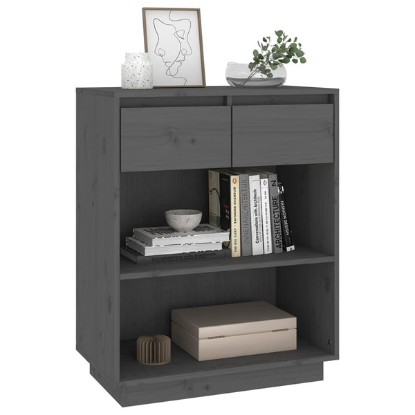 Grauer Konsolenschrank Jensen 60x34x75cm (Kiefer)