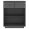 Grauer Konsolenschrank Jensen 60x34x75cm (Kiefer)