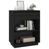 Schwarzer Konsolenschrank Jensen 60x34x75cm (Kiefer)