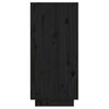 Schwarzer Konsolenschrank Jensen 60x34x75cm (Kiefer)