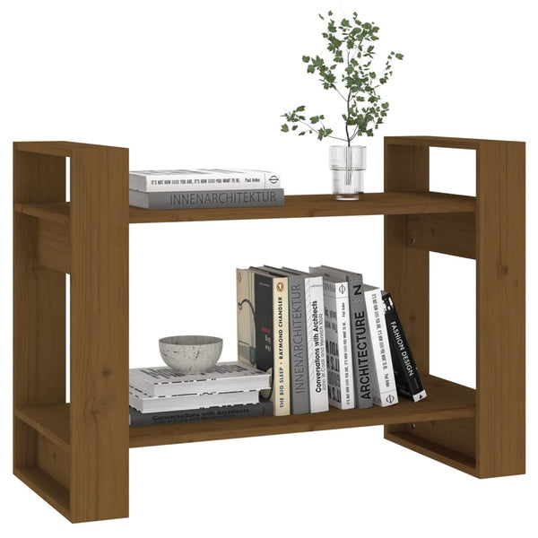 Bücherregal/Raumteiler Jeremy 80x35x56,5cm honigbraun (Kiefer)