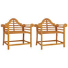 Gartenstühle Zechir 91x62x94cm (2 St., Teak)