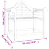 Gartenstühle Zechir 91x62x94cm (2 St., Teak)