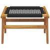 Gartensessel mit Fußstütze Vlascianu (Teak und Polyester)