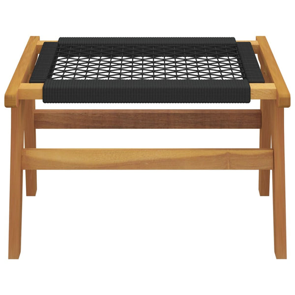 Gartensessel mit Fußstütze Vlascianu (Teak und Polyester)