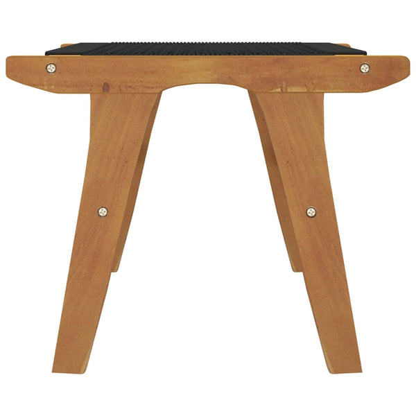 Gartensessel mit Fußstütze Vlascianu (Teak und Polyester)