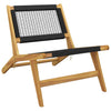 Gartensessel mit Fußstütze Vlascianu (Teak und Polyester)