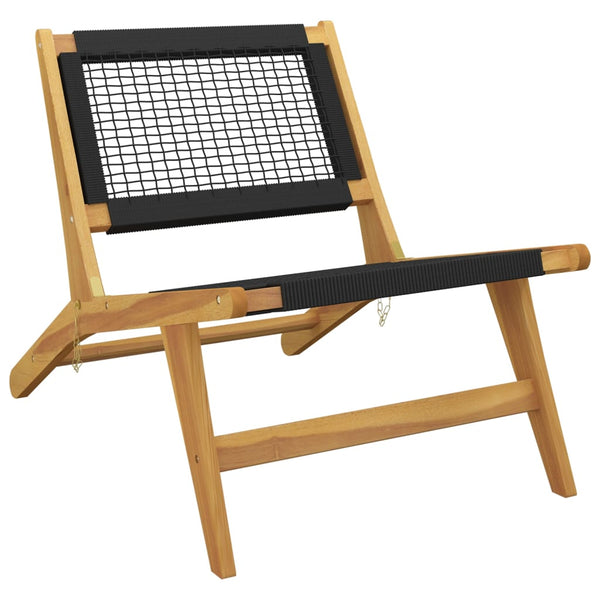 Gartensessel mit Fußstütze Vlascianu (Teak und Polyester)