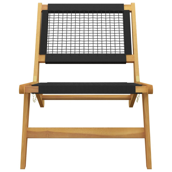 Gartensessel mit Fußstütze Vlascianu (Teak und Polyester)