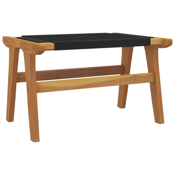 Gartensessel mit Fußstütze Vlascianu (Teak und Polyester)