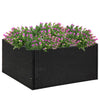 Schwarzer Blumenkasten And 80x80x40cm (Polyrattan)