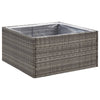 Grauer Blumenkasten And 80x80x40cm (Polyrattan)