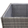 Grauer Blumenkasten And 80x80x80cm (Polyrattan)