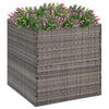 Grauer Blumenkasten And 80x80x80cm (Polyrattan)