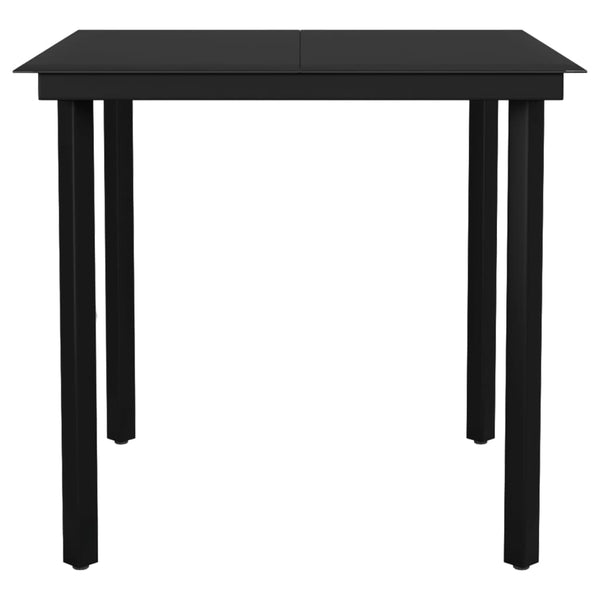 Musta puutarharuokailuryhmä Nasturica (3-osainen)