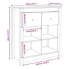 Anrichte Rames 70x35x80cm (Kiefer)