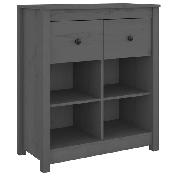 Graues Sideboard Rames 70x35x80cm (Kiefer)