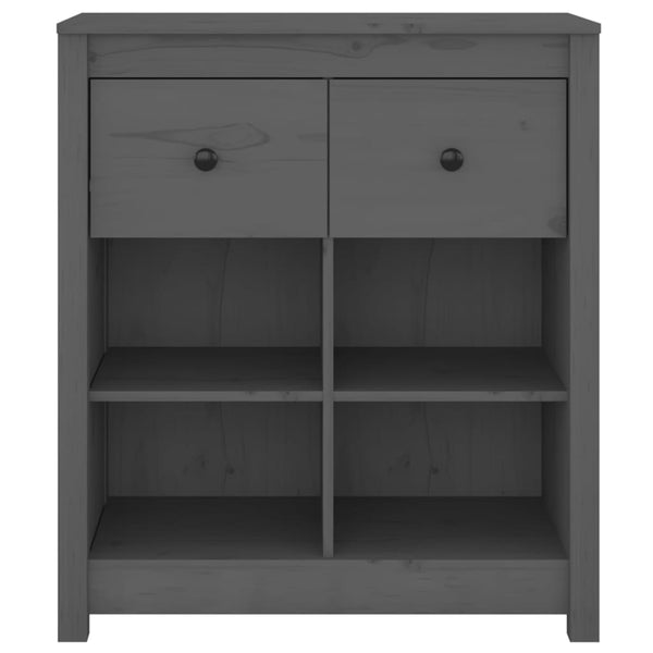 Graues Sideboard Rames 70x35x80cm (Kiefer)