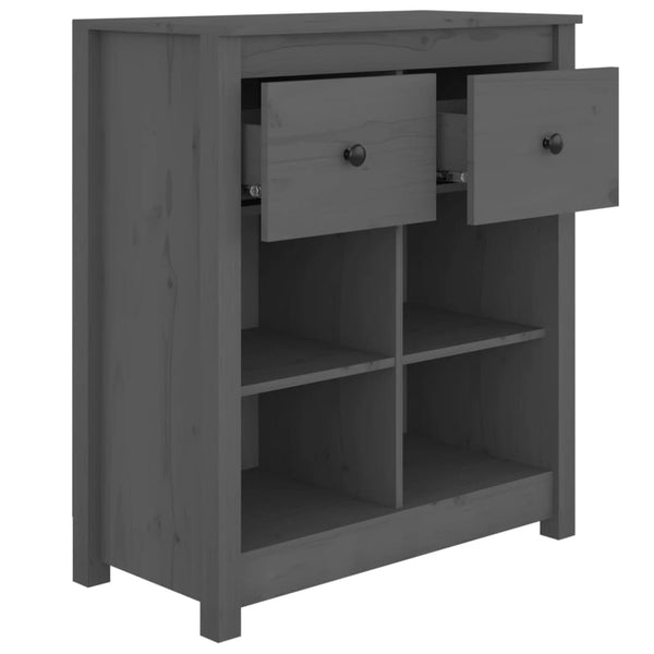 Graues Sideboard Rames 70x35x80cm (Kiefer)