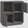 Graues Sideboard Gaftonic 74x35x80cm (Kiefer)