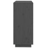 Graues Sideboard Gaftonic 74x35x80cm (Kiefer)