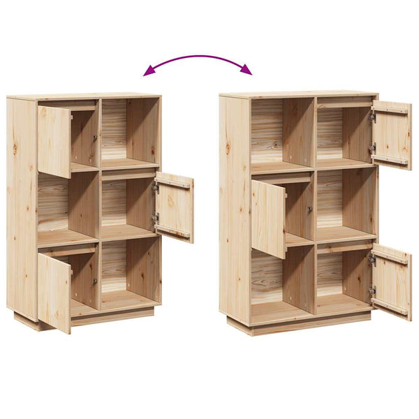 Schrank Toto 74x35x117cm (Kiefer)