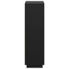 Schwarzer Schrank Toto 74x35x117cm (Kiefer)