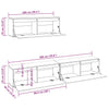 TV-Lowboards Narcizia (3 Stk. Kiefer)