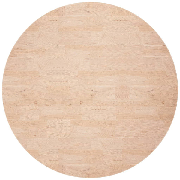 Unbehandelte runde Tischplatte Xantos Ø80x2,5cm (Eiche)