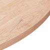 Unbehandelte runde Tischplatte Xantos Ø80x2,5cm (Eiche)