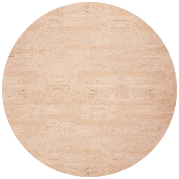 Unbehandelte runde Tischplatte Xantos Ø70x4cm (Eiche)