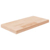 Unbehandeltes Regalbrett Mardane 40x20x2,5cm (Eiche)