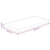 Unbehandeltes Regalbrett Mardane 40x20x2,5cm (Eiche)