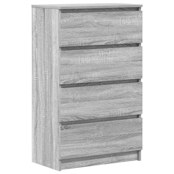 Graues Sideboard Nance 60x35x98,5cm (Holz)