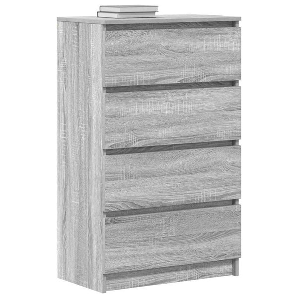 Graues Sideboard Nance 60x35x98,5cm (Holz)