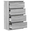 Graues Sideboard Nance 60x35x98,5cm (Holz)