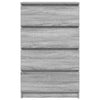 Graues Sideboard Nance 60x35x98,5cm (Holz)