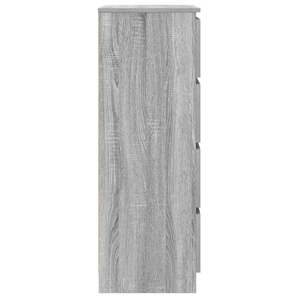 Graues Sideboard Nance 60x35x98,5cm (Holz)
