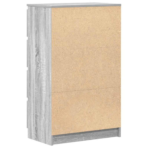 Graues Sideboard Nance 60x35x98,5cm (Holz)