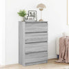 Graues Sideboard Nance 60x35x98,5cm (Holz)