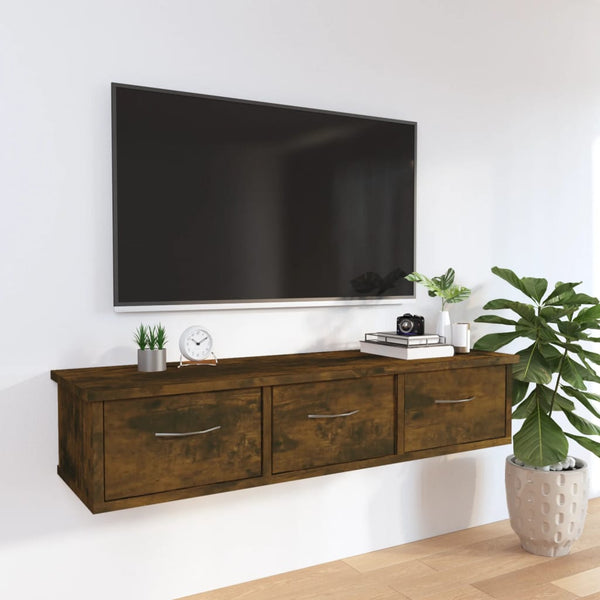 Savutammi tv-seinäkaappi Selvia 88x26x18,5cm (puinen)