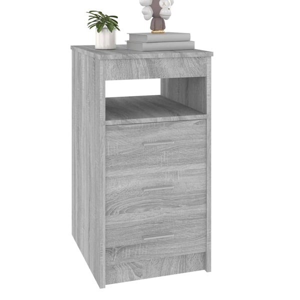 Graue Kommode Slavita 40x50x76cm (Holz)
