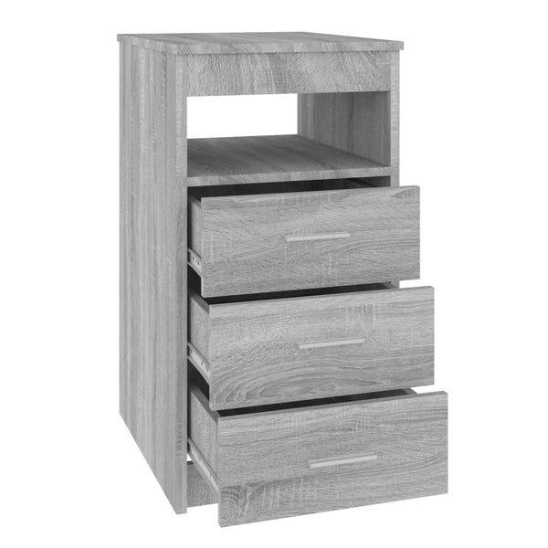 Graue Kommode Slavita 40x50x76cm (Holz)