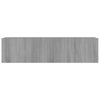 Graues TV-Wandschrank Jayde 120x30x30cm (Holz)