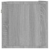Graues TV-Wandschrank Jayde 120x30x30cm (Holz)